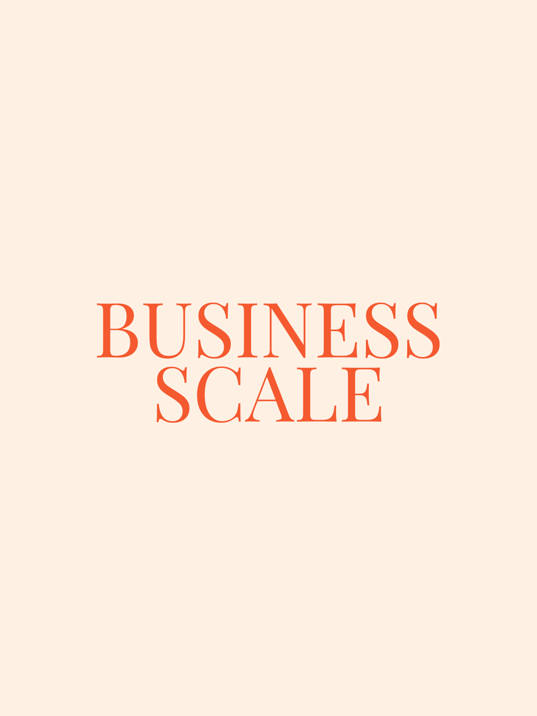 Business Scale